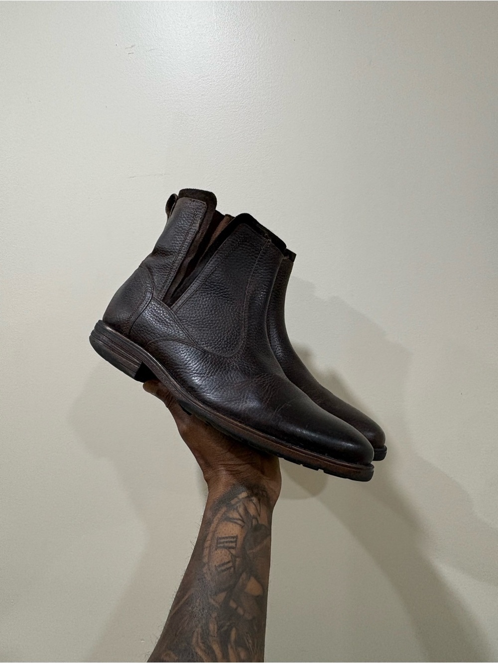Classic Clarks Leather Chelsea Boots
